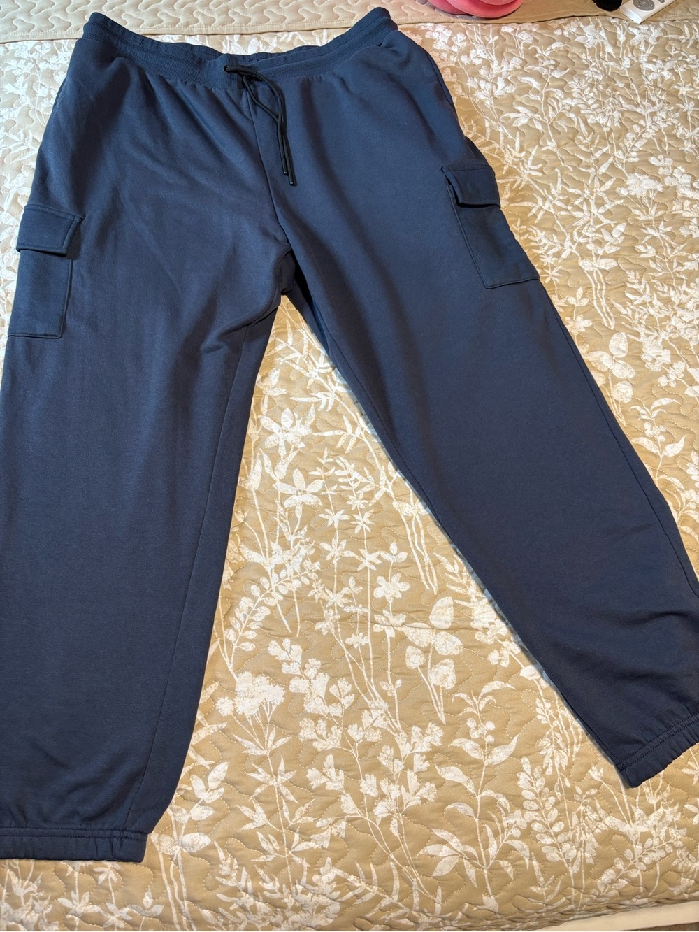 RBX Navy Blue Cargo Jogger Pants NWOT